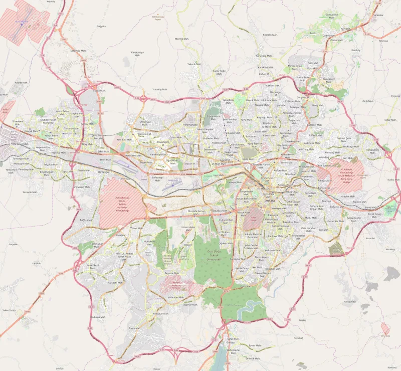 Het kasteel van Ankara (Ankara Kalesi) — een vesting boven de hoofdstad van Turkije