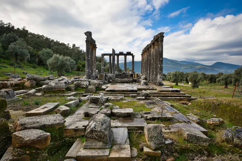 Euromus (Eurom) — de tempel van Zeus Lepsinus bij Milas