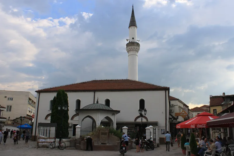 De Murat Pasha-moskee in Istanbul — 15e eeuw, in de wijk Fatih