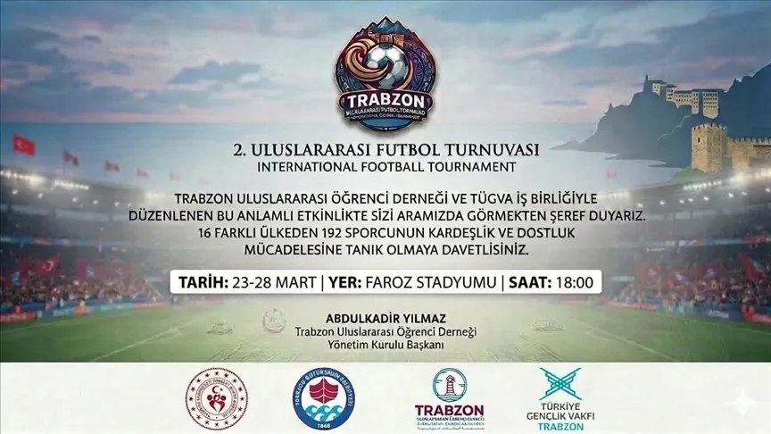 Trabzone bus surengtas futbolo turnyras, kuriame dalyvaus užsienio studentai