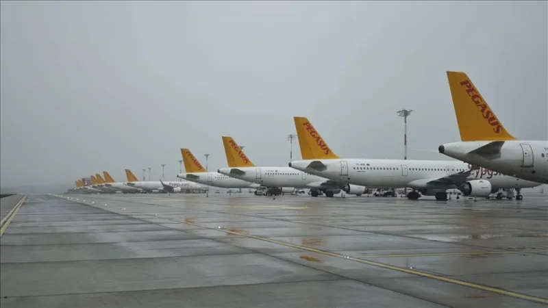 Pegasus canceled 76 round-trip flights due to adverse weather conditions
