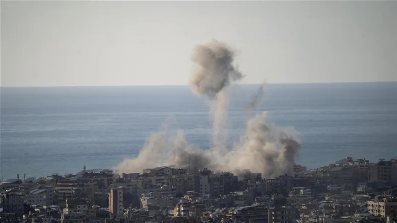 The Israeli military carried out attacks on several towns in Lebanon