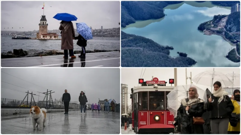 Rainfall in Istanbul has increased reservoir levels by approximately 20 percent over the past two weeks