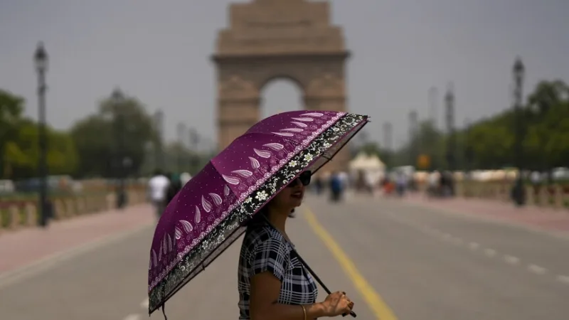 Ein Großteil Indiens ist von hohen Temperaturen betroffen