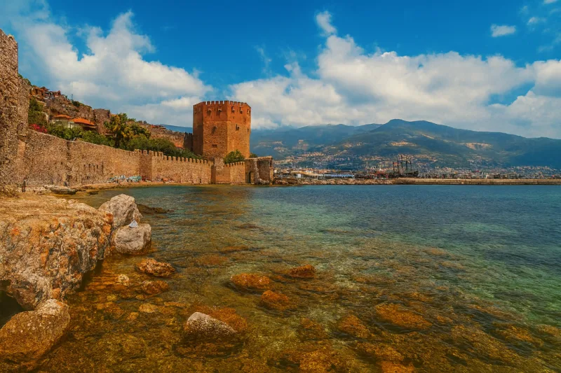 The Red Tower (Kızıl Kule) in Alanya is the city’s symbol and its main historical landmark